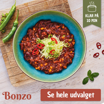 Bonzo måltidskasser - 20% rabatkode lige nu